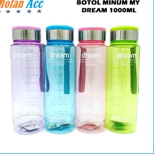 Dijamin Ori&gt;/  Botol Minum My Dream 1000ML My Bottle Dream Infused Water 1 Liter
