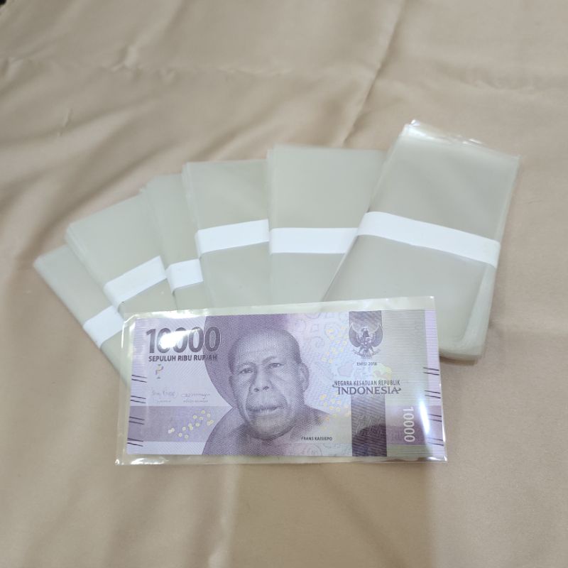 plastik opp ukuran 7x15 / plastik uang / plastik buket uang