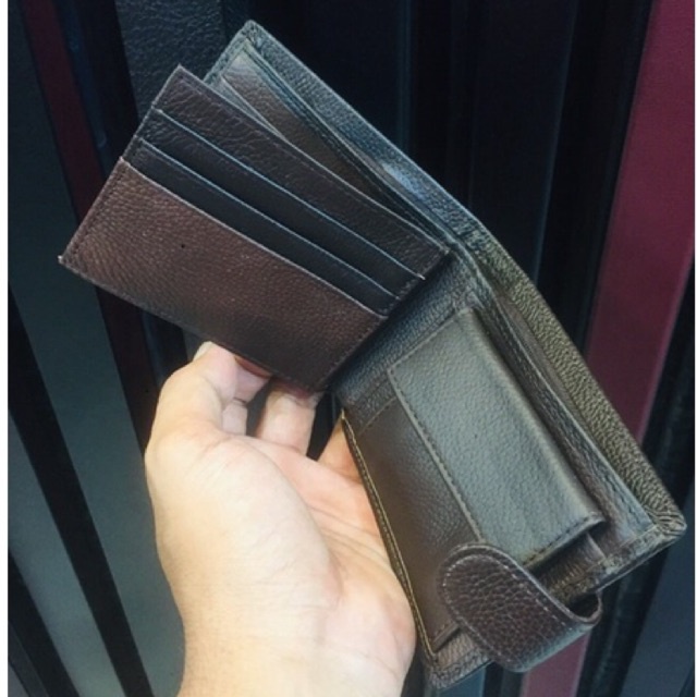 dompet pria model lipat biasa kancing bahan kulit asli berkualitas #dompet #dompetpria #dompetkulit