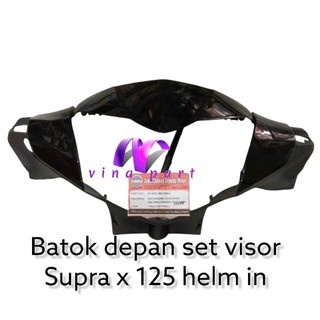 Batok Kepala Depan Belakang Supra X 125 Helm In Hitam Kyz #Original
