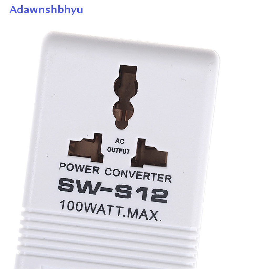 Adhyu 110v Ke 220v Step Up/down Voltage Converter 100w Watt Trafo Travel Socket ID