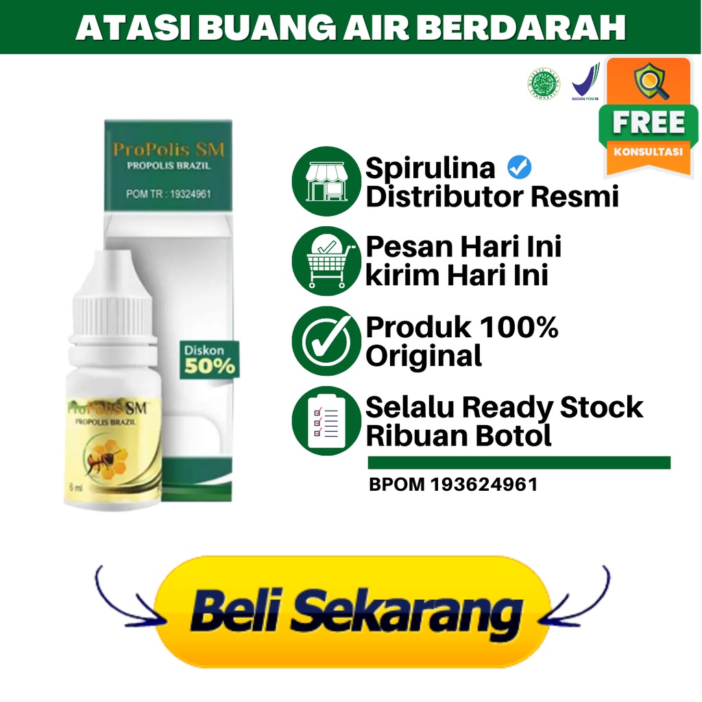 Propolis Asli Ori Obat Sakit Buang Air Berdarah Gejala Wasir Ambeien Sakit Perih Panas Propolis SM B