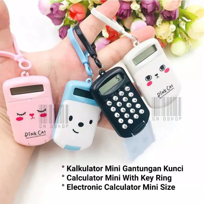 

TERMURAH Kalkulator Mini Gantungan Kunci - Calculator Mini Size With Key Ring