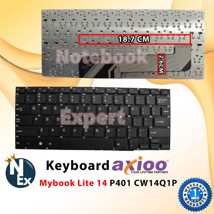 Keyboard Keyboard Axioo Mybook 14 Lite Anq P401 Lite 14 Cw14Q1P Baru