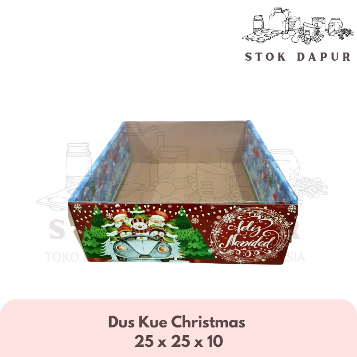 

Dus Kue Natal 25 x 25 x 10