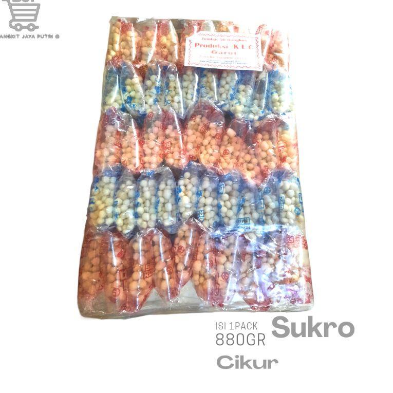 

[V-R7R] ✉] Sukro cikur ball sari rasa original isi 50 pcs untuk topping baso aci/ seblak khas Garut-murah