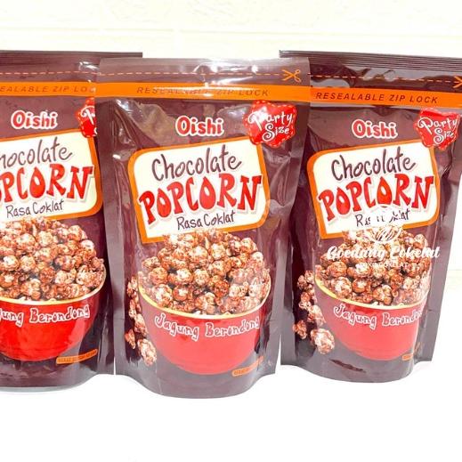 

⚡GROSIR⚡ Oishi Popcorn Party Size Chocolate Coklat Caramel 100 gr