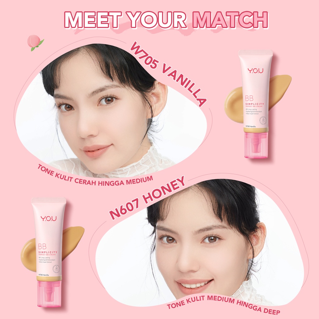 Kosmetik You The Simplicity Perfect Glow BB Cream / Alas Bedak You