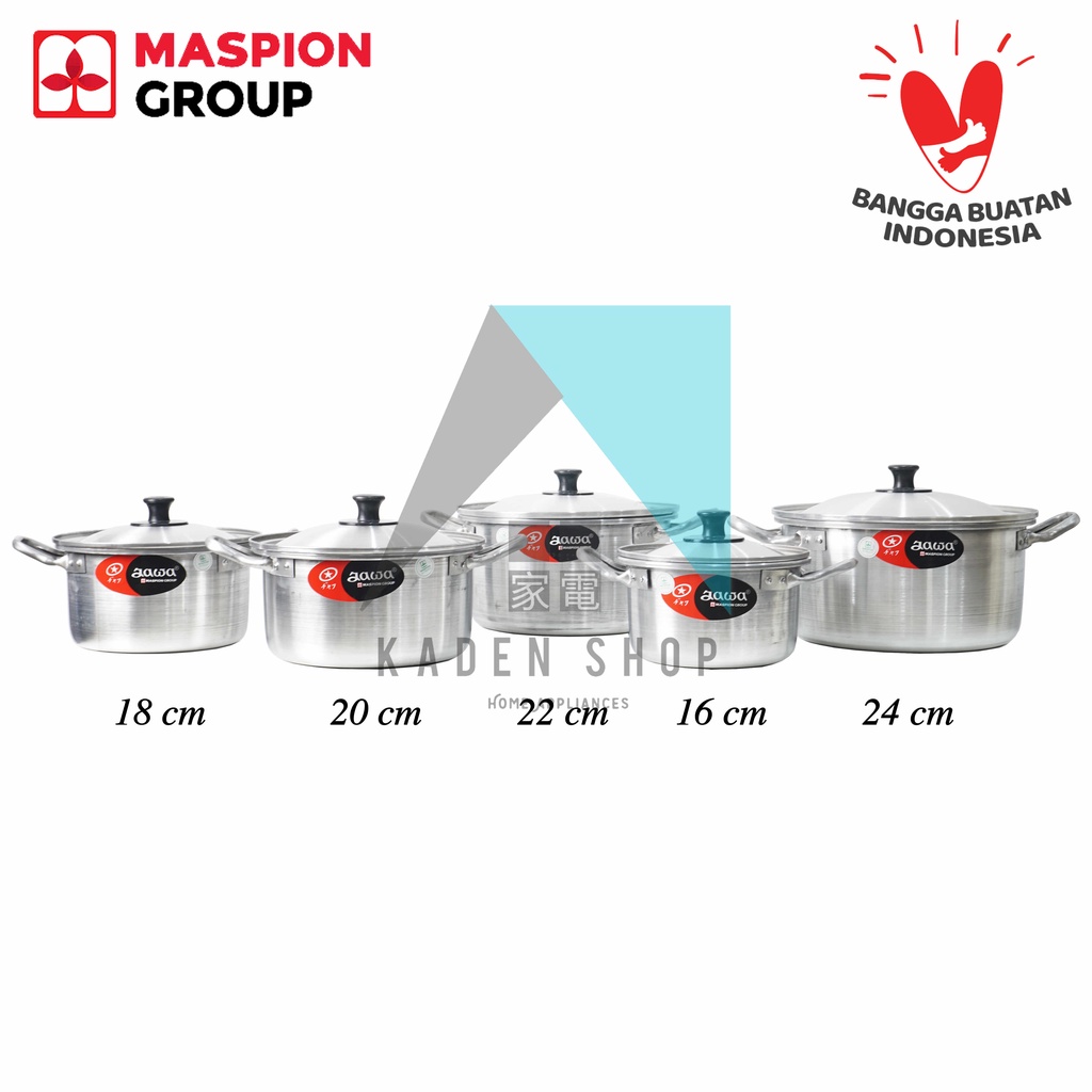 Panci Set Jawa Maspion isi 5