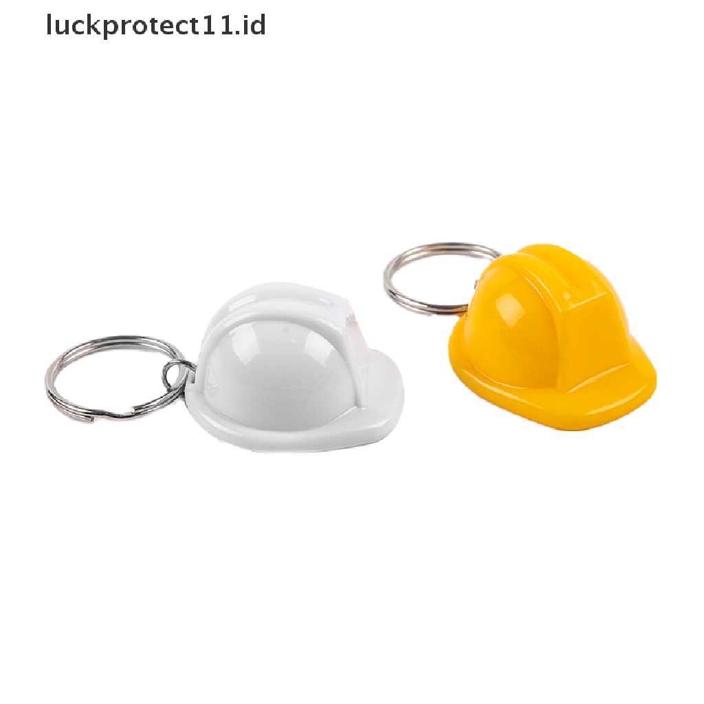 /Fashion Hot// Fashion// Helm Topi Keras Gantungan Kunci Liburan Kreatif Helm Safety Keying Perhiasan Hadiah.