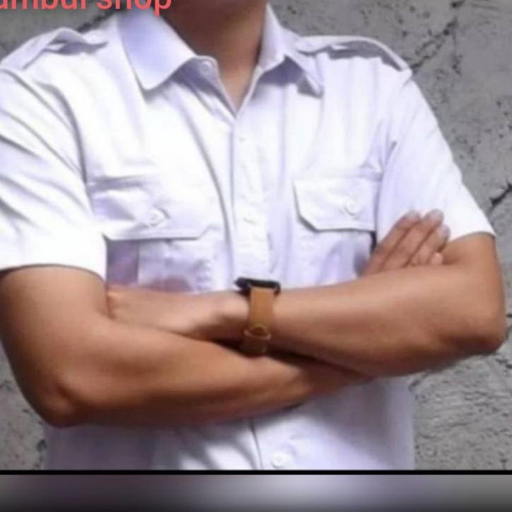 Ready kemeja pendek pilot Hem pendek pilot kemeja putih pria kemeja kerja baju putih pria baju putih