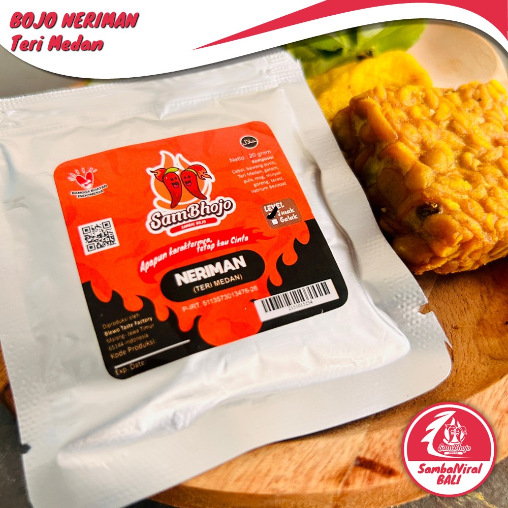 

Sambal Teri Medan, Sambal Teri, Sambal Sachet 20 gr