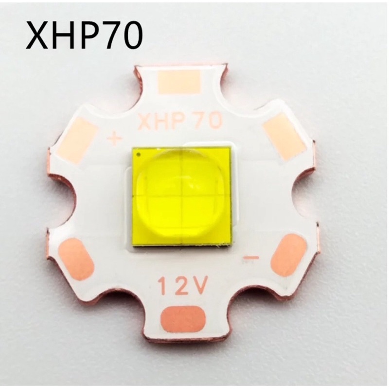 Cree XHP70 6V 12V Cool White PCB 20mm Tembaga DTP MCPC