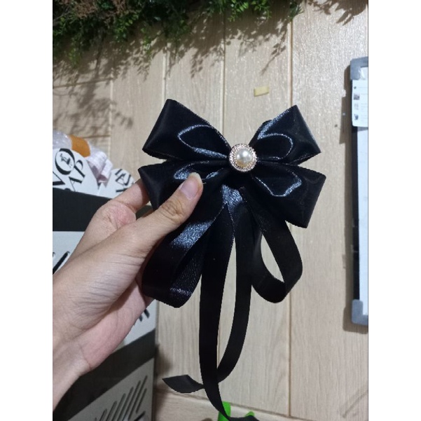 korean ribbon brooch // pita hamper // pita aplikasi