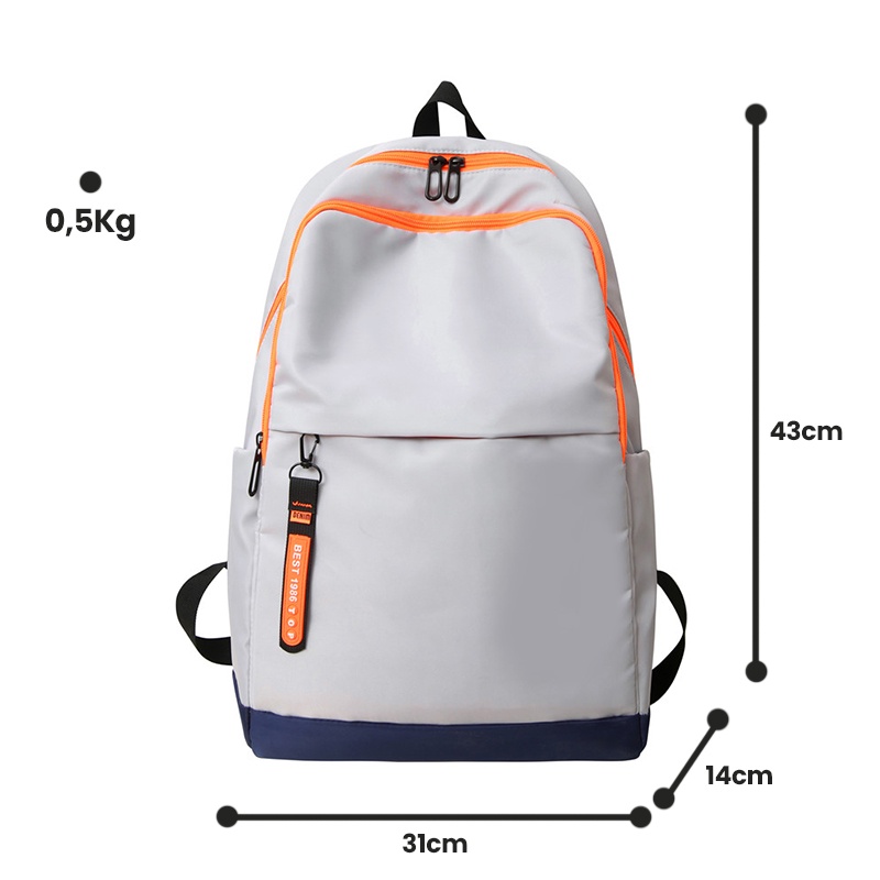 Mainland Ransel Unisex Ala Korean Fashion Kekinian Daily Backpack Outdoor TR307