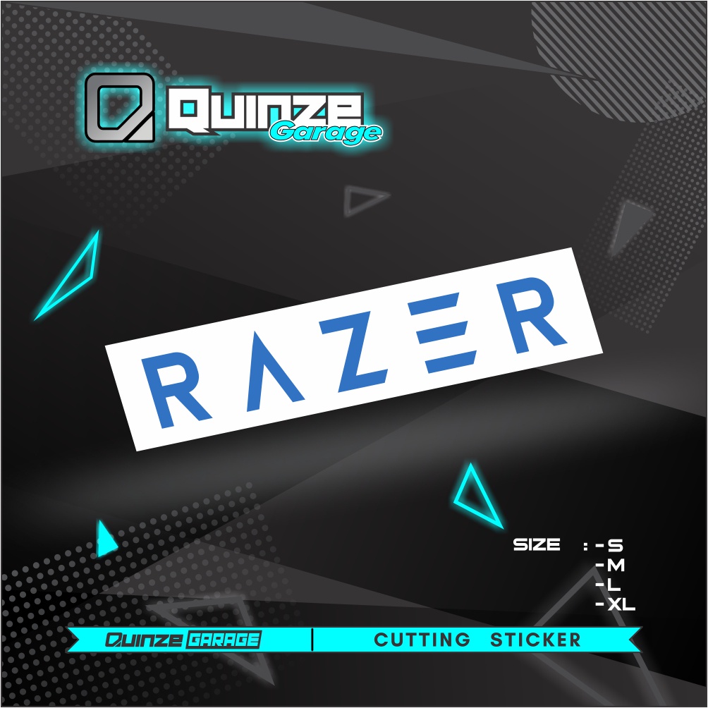 Stiker Razer | Sticker Logo Razer | Cutting Sticker Logo Razer