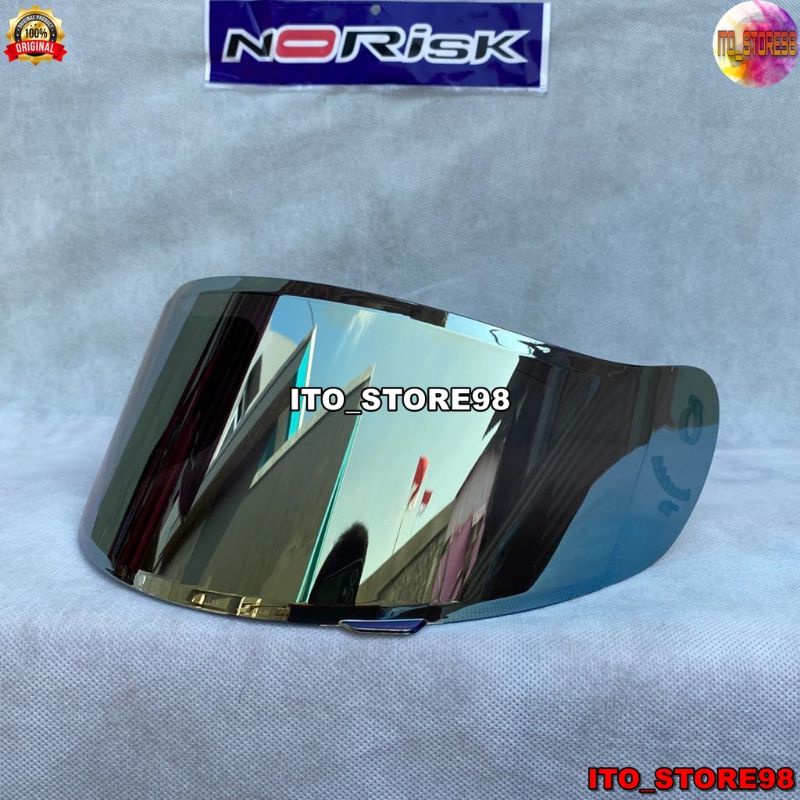 KACA FLAT VISOR IRIDIUM PNP KYT R10/RC7/K2 Rider &amp; MDS Victory (ORIGINAL NORISK/NFJ &amp; CLEAR)