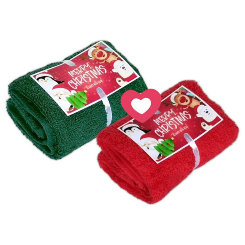 HANDUK SOUVENIR NATAL / SOUVENIR HANDUK / SOUVENIR ULANG TAHUN / HANDUK