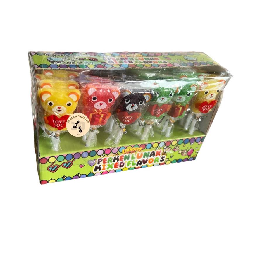 

TOP PRODUK ✤ Permen Lunak Mixed Flavors (Stroberi, Lemon, Apel, Anggur) Lianggui Isi 30 Tangkai