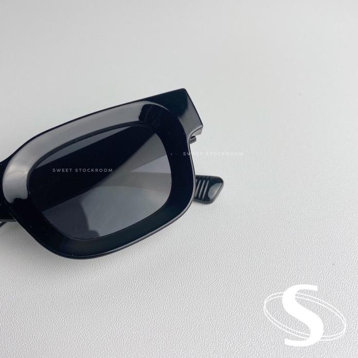 New ハ Sweet Stockroom  Rhude x Thierry Lasry Rhevision" Kacamata Sunglasses Hitam Bold Tebal Frame K