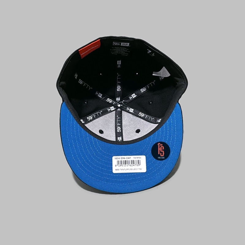 TOPI NEW ERA ORIGINAL 5950 LEONARDO NINJA TURTLES TMNT BLACK