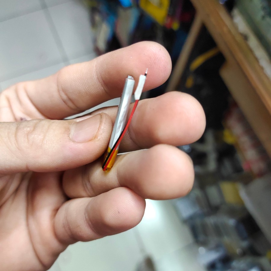 BATERAI UNIVERSAL 400830 ukuran 8mm x 30mm 550mah kabel 2 MANTUL