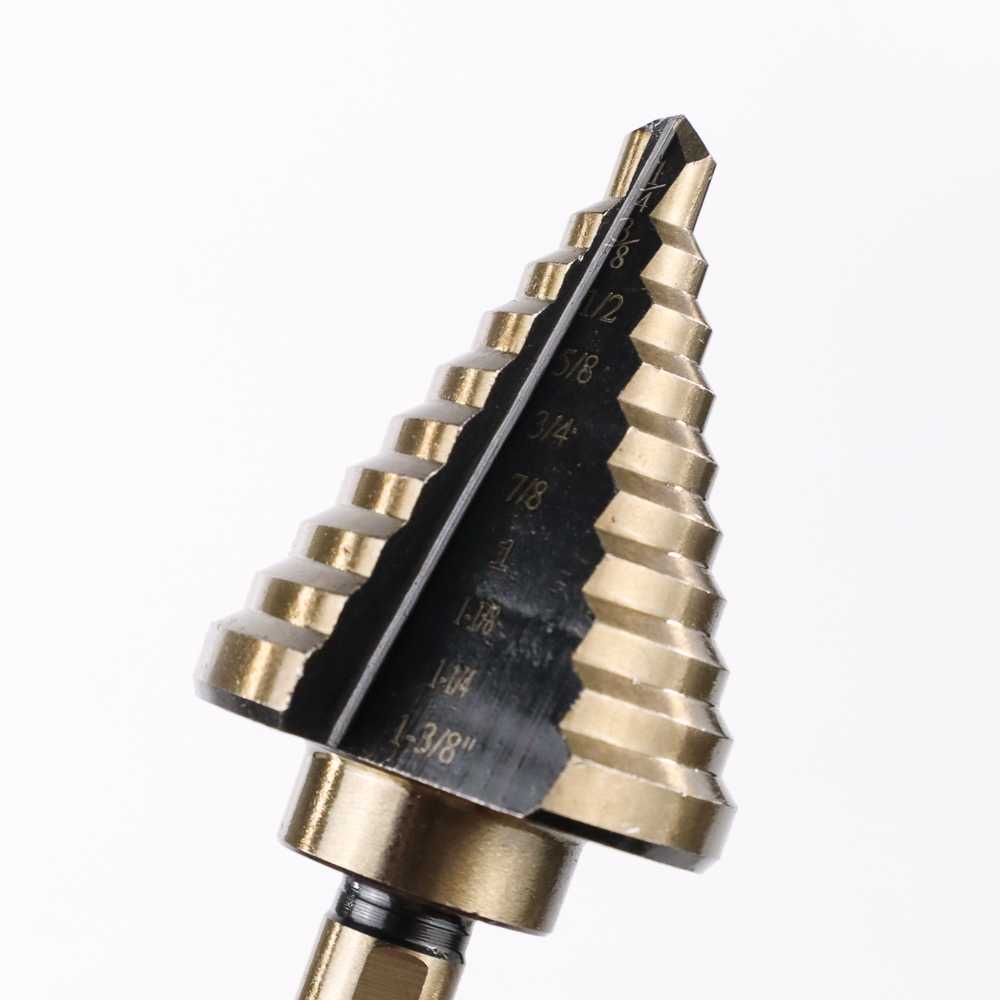 N22 Mata Bor Pagoda Spiral Drill Step Down Tipe 2 5PCS Taffware- BIHH463A