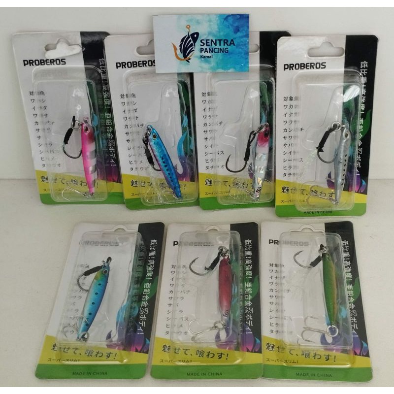 UMPAN PANCING PROBEROS METAL JIG 10G