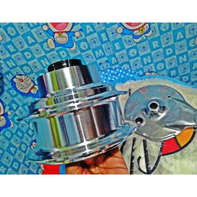 TROMOL ORI FULL CHROME BUBUT CNC KZ RC FULLSET PNP CB GL MP TIGER FU NINJA VIXION CBR