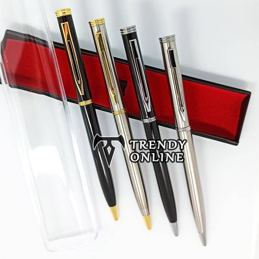 

PJX117 Pulpen Promosi, Pulpen Stainles Bonus Kotak Box, FREE GRAFIR cetak nama, Pen Paku Souvenir Promosi, Bulpoin Besi, Pen Hadiah |