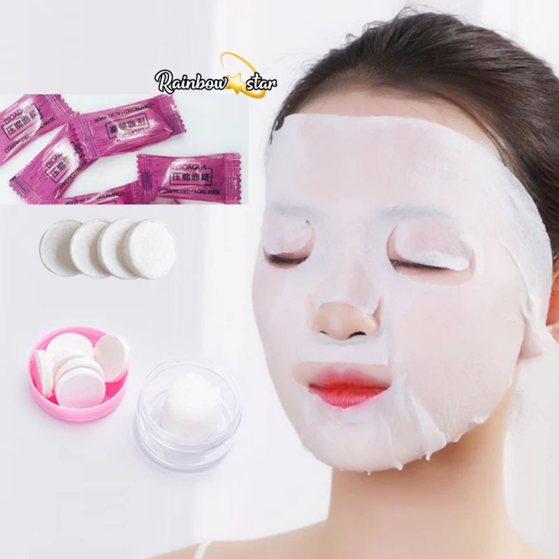 DIY Compressed Facial Mask / Masker Permen