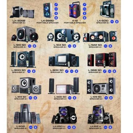 Siap Kirim SPEAKER ACTIVE OKAYA L-40D SD 2.1 MULTIMEDIA FREE BUETOOTH DONGLE