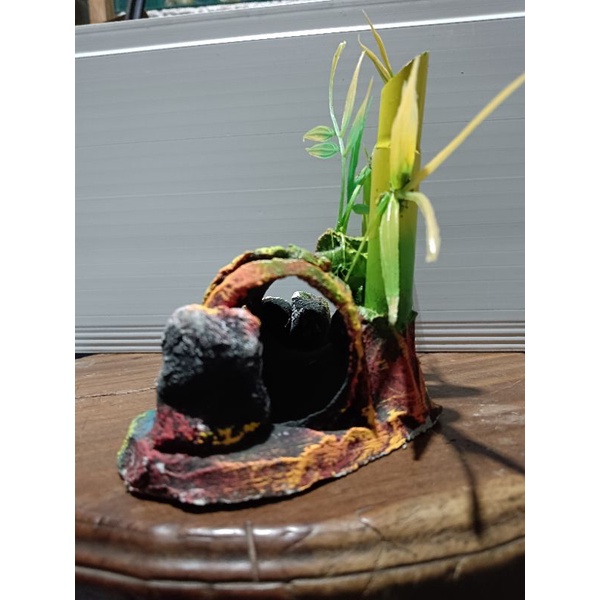 asesoris aquarium, miniatur, hiasan aquarium, pernak pernik aquarium