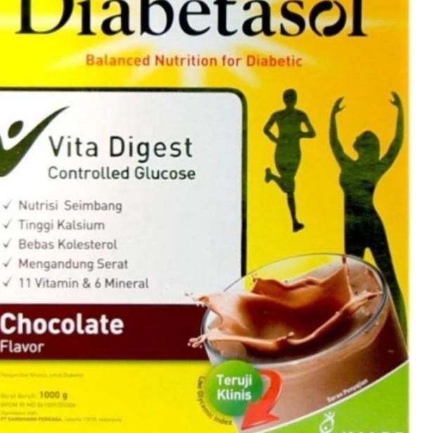 

Paling Baru Diabetasol susu 1000gr.