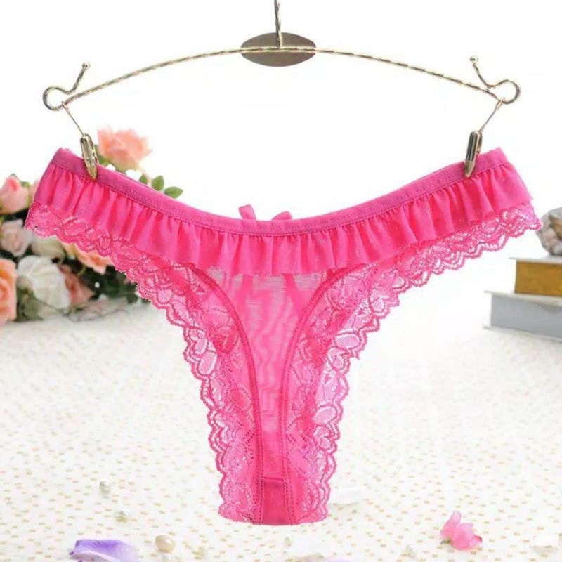 Desecrettz Panties #012 Celana Dalam Wanita Dewasa Model Thong / Cd Wanita G String