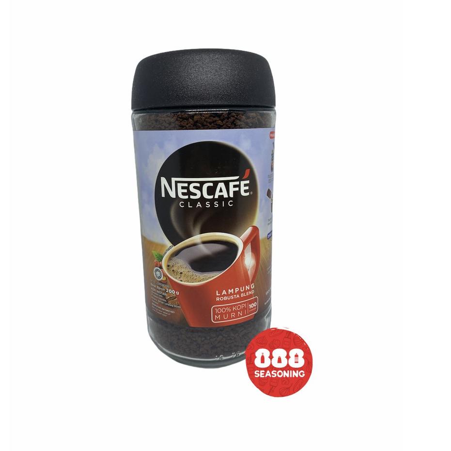 

⇘ NESCAFE CLASSIC JAR (Instant Coffee) 200g ₲