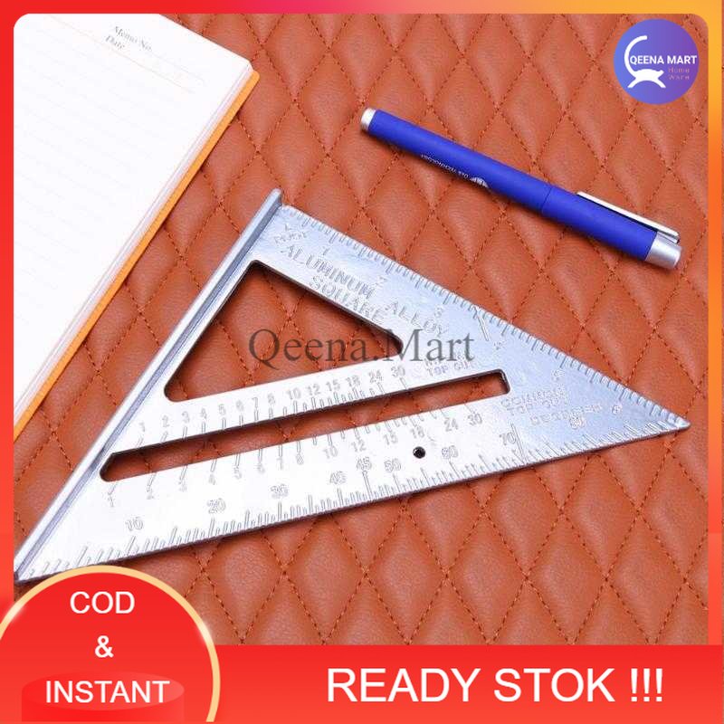 

Penggaris Siku Mistar Triangle Ruler Aluminium - VK18