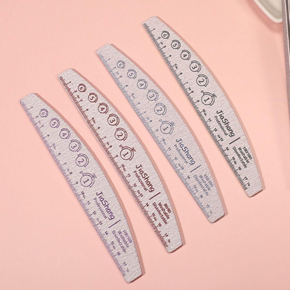 AUGUSTINA Agustina Nail Files 6Pcs /Set Smoothing Pedicure Nail Art Care Tools Gel Buffing Manicure Tools Set Kikir Kuku Set