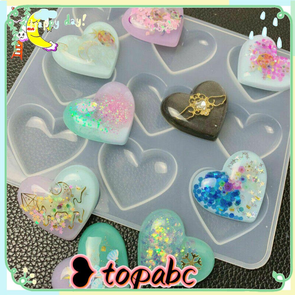 TOP 9 Heart Handmade Silicone Jewelry Making Mold Casting Molds