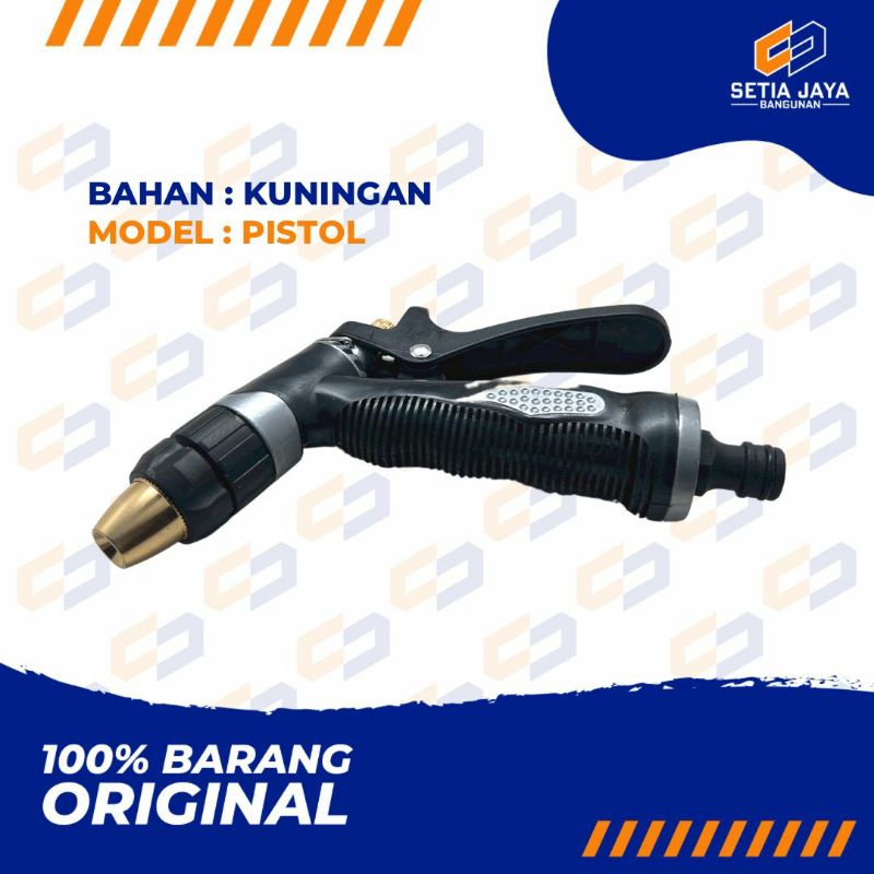 Semprotan Air / Taman / Selang Soligen Hose Nozzle Kuningan 4023