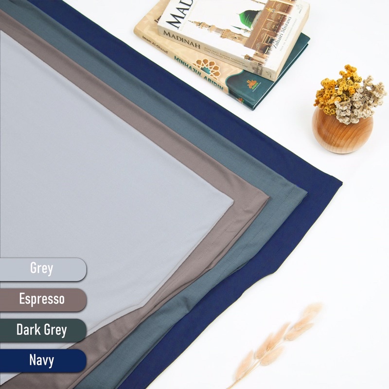 Hijab Khimar Bergo Hamidah Instan Jumbo XL / Kerudung Malay Jersey (XL)