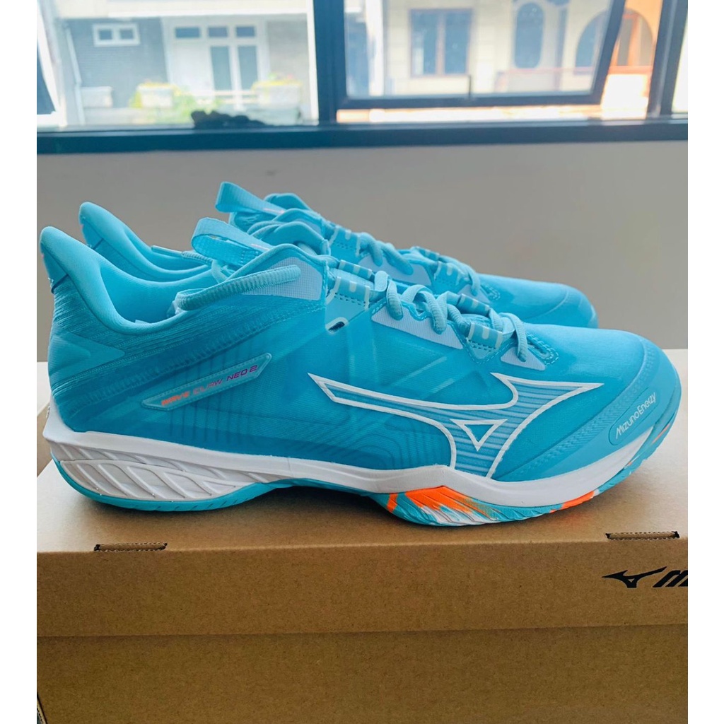 Sepatu Mizuno Wave Claw Neo 2 || Mizuno Wave Claw 2 - BLUE