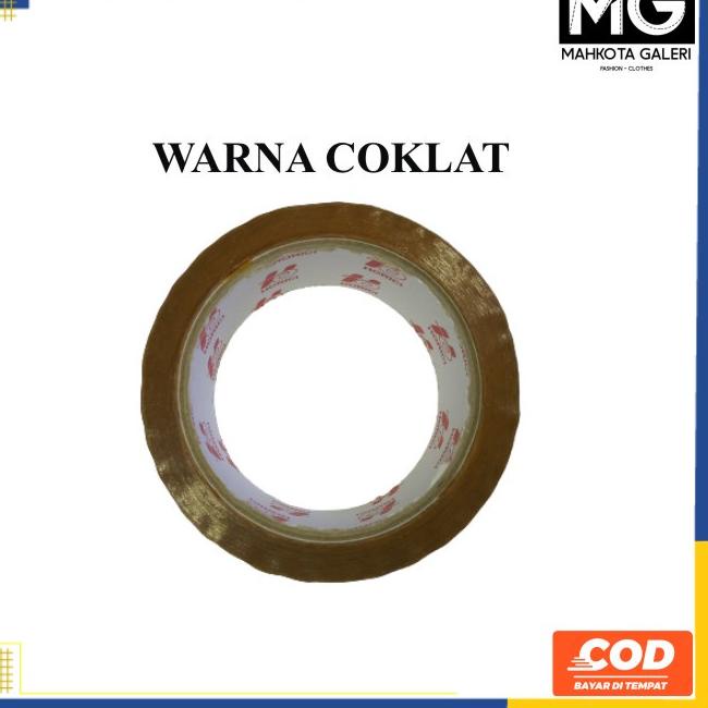 

ム PROMO GILA !!! Solasi Lakban COKLAT BESAR 100 yard Solasi / Lakban Murah diameter 4.8 mm ち