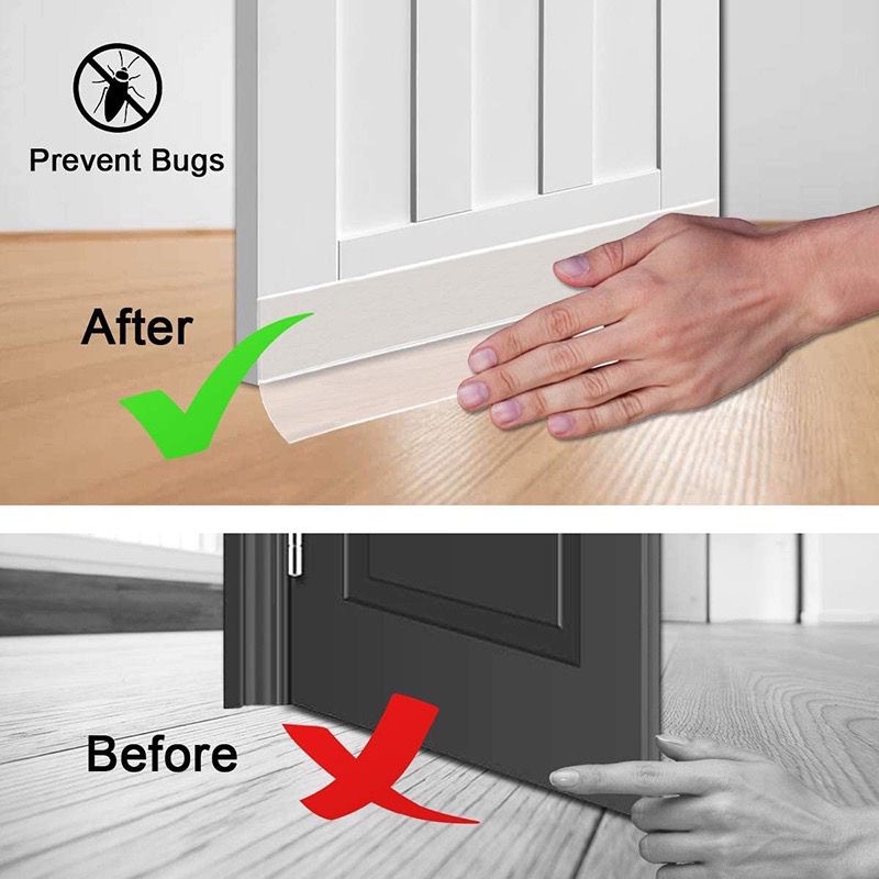 Seal Tape / Penahan / Penutup Celah Bawah Pintu 1Mx2.5cm