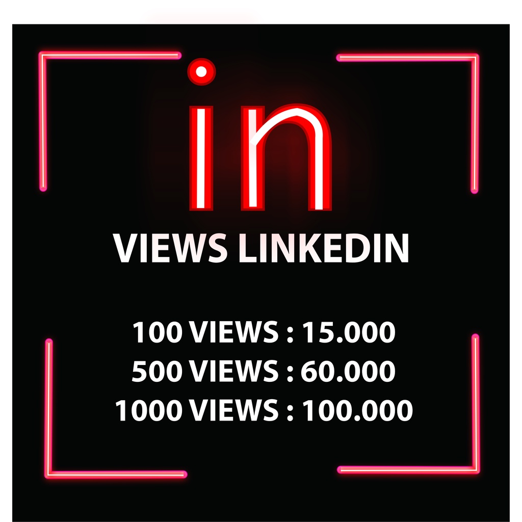 PROMO VIEWS  LINKEDIN LAYANAN AKUN VIEW