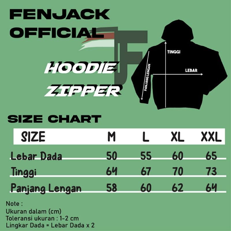FENJACK Hoodie Jumper RUNAWAY Sablon(Pria&Wanita)