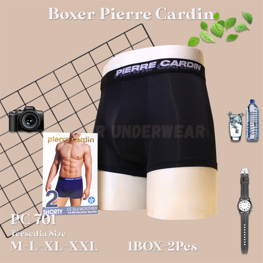 Pierre Cardin Celana Boxer Pria PC 701 1 Box isi 2Pcs