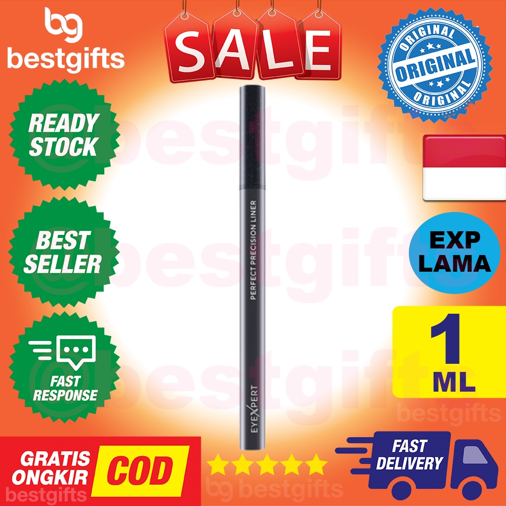 WARDAH EYEXPERT PERFECT PRECISION LINER WATERPROOF TAHAN HINGGA 12 JAM 1 ML