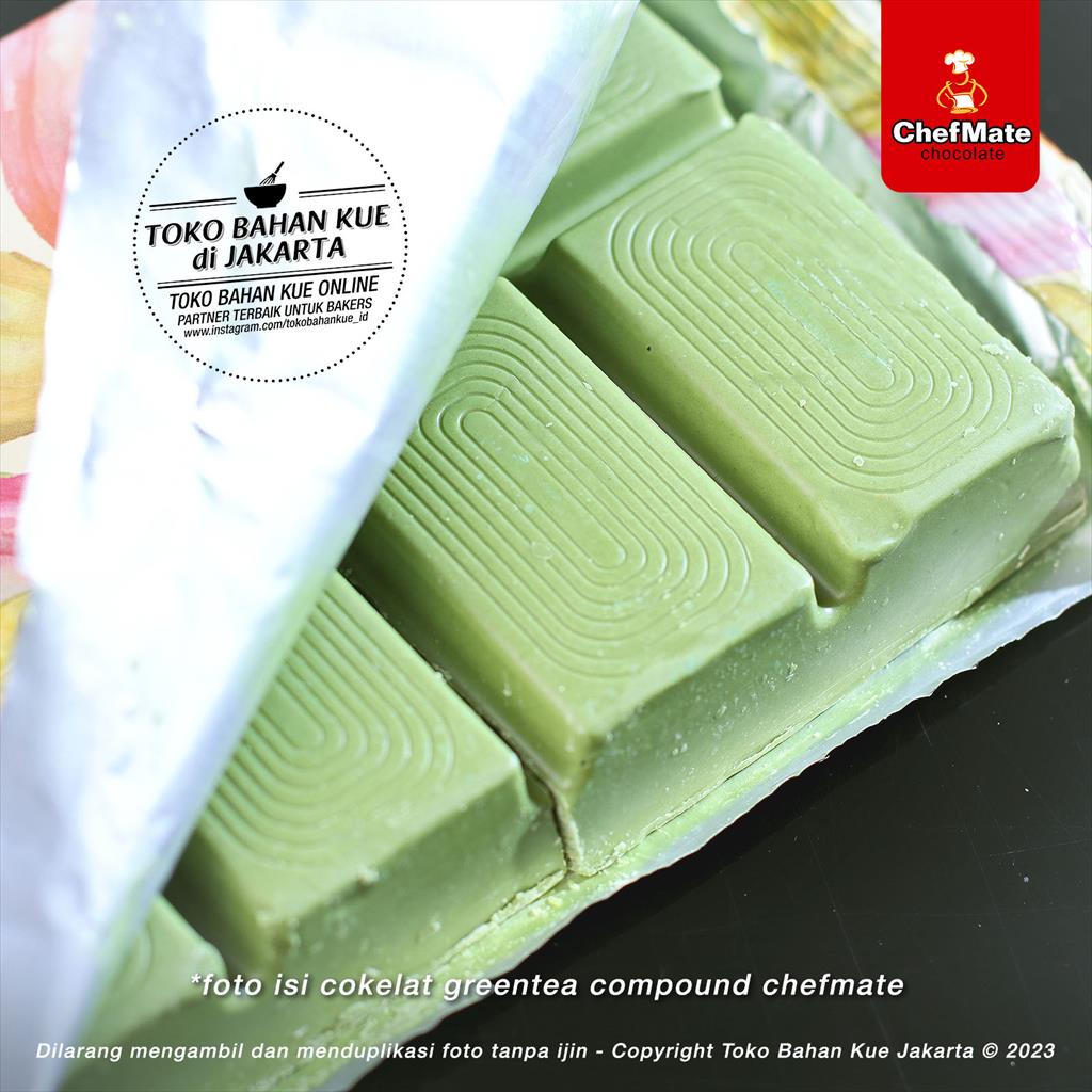 

Chefmate GREEN TEA 100gr Chocolate Carnival Greentea Compound