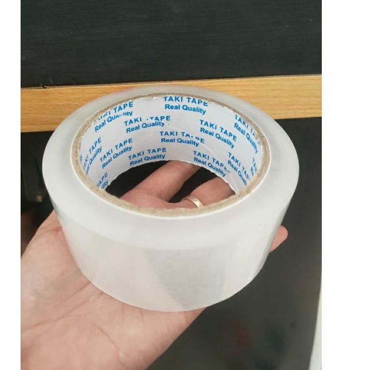 

⇰ ISOLASI LAKBAN Taki tape 45 mm x 90 yard Asli ⇮